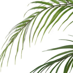Beliani Areca Palm Artificial 124 Cm Green And Black With Cement Base - Indoor Fake Plant - thumbnail 5