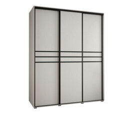 Arte Bright White Sliding Wardrobe W190Cm H205Cm D60Cm - Spacious Storage For Contemporary Living - thumbnail 1