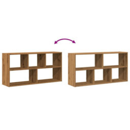 Berkfield Wall Shelf Artisian Oak 100X25X50 Cm Engineered Wood - thumbnail 7