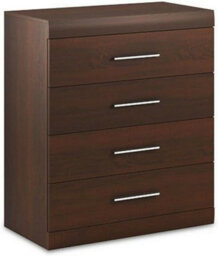 Arte Chocolate Oak Bordo 09 Chest Of Drawers 81Cm - Elegant Storage For Modern Bedrooms - thumbnail 2