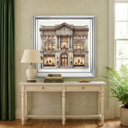 Home Luxe Interiors Lv Store Silver Step Frame Wall Art 70X70Cm Luxury Home Decor Statement - thumbnail 4