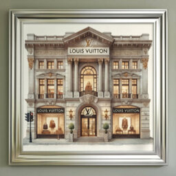 Home Luxe Interiors Lv Store Silver Step Frame Wall Art 70X70Cm Luxury Home Decor Statement - thumbnail 5