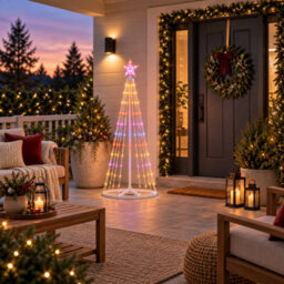 Pegdev 1.5M Rgb Led Christmas Star Tree Light 118 Leds With App & Controller - thumbnail 2