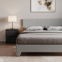 Lassic Vida Designs Victoria Light Grey Linen Ukfr 4Ft6 Double Bed Frame, 190 X 135Cm - thumbnail 3