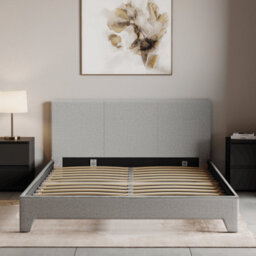 Lassic Vida Designs Victoria Light Grey Linen Ukfr 4Ft6 Double Bed Frame, 190 X 135Cm - thumbnail 6