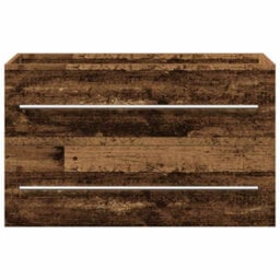 Berkfield Elegant Bathroom Sink Cabinet Old Wood 80X38.5X48 Cm Engineered Wood - thumbnail 6