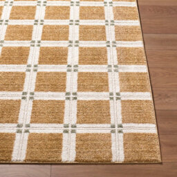 Livabliss La Luna-Modern Brown Off-White, Grey Green Graphic Living Dining Bedroom Rug 160 X 213 Cm Easy Care, Non Shedding - thumbnail 5