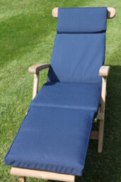 Garden Market Place Garden Furniture Cushion- Cushion For Garden Steamer Chair In Navy Blue