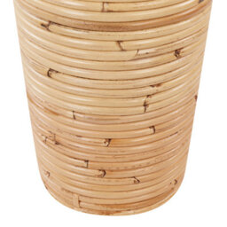 Wyld And Coco 50Cm Handwoven Rattan Vase - Natural Boho Rustic Home Decor - thumbnail 7