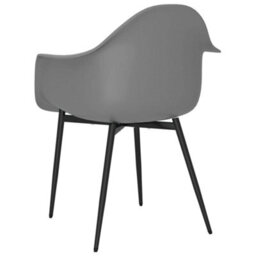 Berkfield Dining Chairs 6 Pcs Grey Pp - thumbnail 6