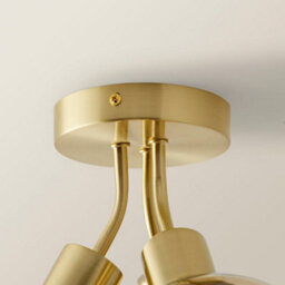 Valuelights Bellamy Brushed Gold Bubble Cluster Flush Ceiling Light - thumbnail 5