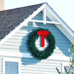 Large Outdoor Christmas Wreath Door Wall Hanging 120Cm Window Xmas Decoration - thumbnail 4