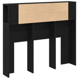 Walplus Headboard Cabinet Black Oak 120 X 19 X 104,5 Cm Engineered Wood - thumbnail 5