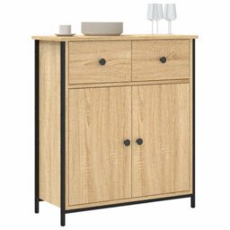 Berkfield Sideboard Sonoma Oak 70X30X80 Cm Engineered Wood - thumbnail 3