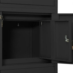 Berkfield Office Cabinet Anthracite 90X40X180 Cm Steel - thumbnail 6