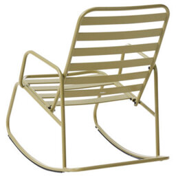 Beliani Garden Rocking Chair Turi Metal Olive Green - thumbnail 5
