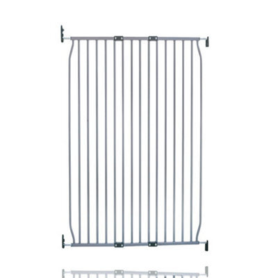 Bettacare Extra Tall Screw Fit Metal Dog Gate, Grey, 90Cm - 100Cm - image 1