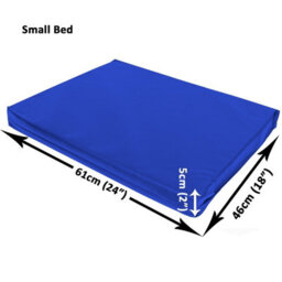 Actiaspet Small Dog Bed Cage Crate Pet Waterproof Hygienic Bedding Tough Hardwearing Cushion Mat Blue - thumbnail 6