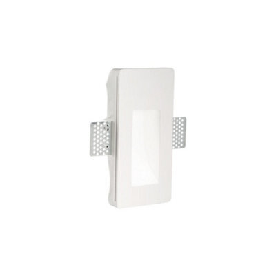 Ideal Lux Walky-2 Integrated Led Plaster In Indoor Recessed Marker Wall Lamp 1 Light White 3000K - image 1