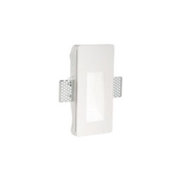 Ideal Lux Walky-2 Integrated Led Plaster In Indoor Recessed Marker Wall Lamp 1 Light White 3000K - thumbnail 1