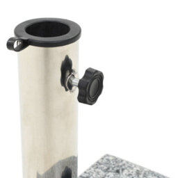 Walplus Parasol Base Granite 10 Kg Curved Grey - thumbnail 2