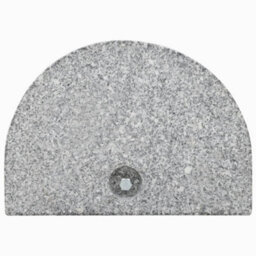 Walplus Parasol Base Granite 10 Kg Curved Grey - thumbnail 3