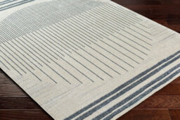Livabliss Lillian-Washable Blue Grey Geometric Living Dining Rug 120 X 170 Cm Easy Care, Non Shedding - thumbnail 5