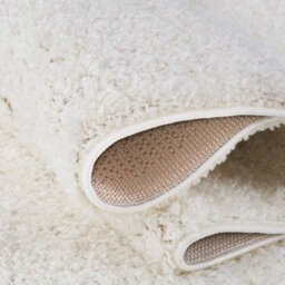 The Rugs White Soft Plain Design Fluffy Shaggy Rugs And Runners High Pile Living Room Kitchen Hallway 380 - thumbnail 3