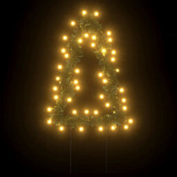 Walplus Christmas Light Decorations With Spikes 3 Pcs Tree 50 Leds 30 Cm - thumbnail 5