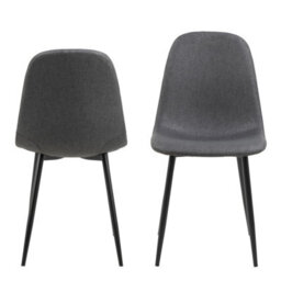 Furniture To Go Celia Dining Chair In Light Grey Set Of 4 - thumbnail 2