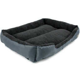 Actiaspet X-Large Grey Dog Bed Cat Washable Soft Faux Fur Fleece Cushion Pet Puppy Basket - thumbnail 5