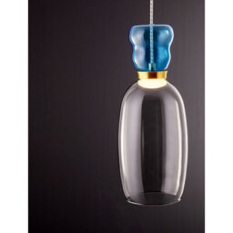 Luminosa Lighting Luminosa Pluma Slim Pendant Ceiling Light Glossy Light Blue, Smokey, Gold Led 5W 450Lm 3000K - thumbnail 5