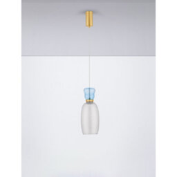 Luminosa Lighting Luminosa Pluma Slim Pendant Ceiling Light Glossy Light Blue, Smokey, Gold Led 5W 450Lm 3000K - thumbnail 3