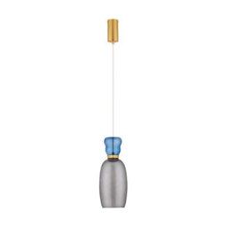 Luminosa Lighting Luminosa Pluma Slim Pendant Ceiling Light Glossy Light Blue, Smokey, Gold Led 5W 450Lm 3000K - thumbnail 1
