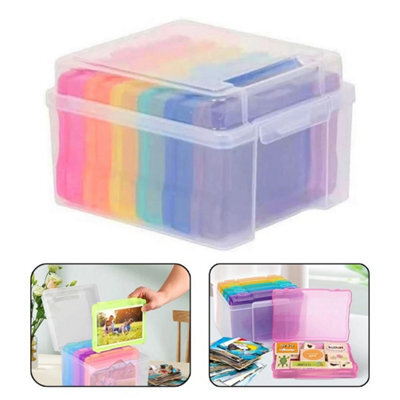 1600Pcs Photo Storage Box Picture Album Postcard Organizer - image 1