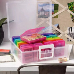 1600Pcs Photo Storage Box Picture Album Postcard Organizer - thumbnail 6