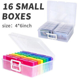 1600Pcs Photo Storage Box Picture Album Postcard Organizer - thumbnail 4