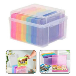 1600Pcs Photo Storage Box Picture Album Postcard Organizer - thumbnail 1