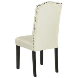 Beliani Set Of 2 Dining Chairs Shirley Fabric Light Beige - thumbnail 6