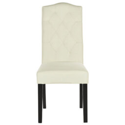 Beliani Set Of 2 Dining Chairs Shirley Fabric Light Beige - thumbnail 5