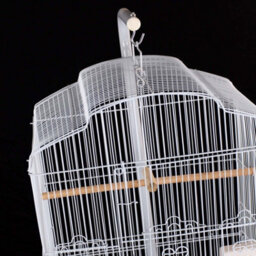 Actiaspet Metal Bird Cage Stand White For Tall Cage - thumbnail 6