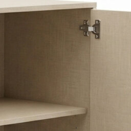 Tireno Sand Beige Sideboard Cabinet With 2 Doors And 3 Drawers Modern Fluted Storage Unit For Living Room Bedroom Hallway - thumbnail 5