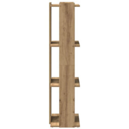 Berkfield Elegant Bookcase 3-Tier Artisan Oak 60X30X120 Cm Engineered Wood - thumbnail 5