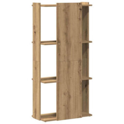 Berkfield Elegant Bookcase 3-Tier Artisan Oak 60X30X120 Cm Engineered Wood - thumbnail 6