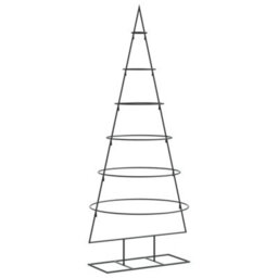 Berkfield Metal Christmas Tree For Decoration Black 180 Cm - thumbnail 5