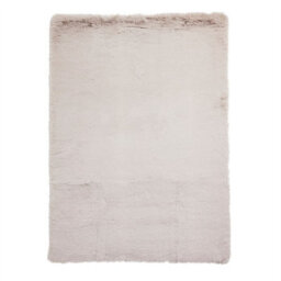 Silver Shaggy Modern Plain Easy To Clean Rug For Living Room And Bedroom-150Cm X 230Cm - thumbnail 5