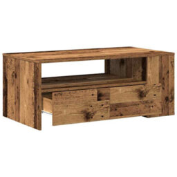 Berkfield Coffee Table Old Wood 102X55X43,5 Cm Engineered Wood - thumbnail 5