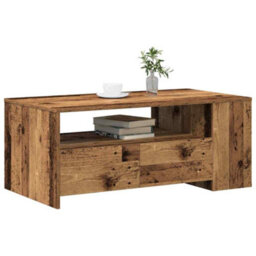 Berkfield Coffee Table Old Wood 102X55X43,5 Cm Engineered Wood - thumbnail 3