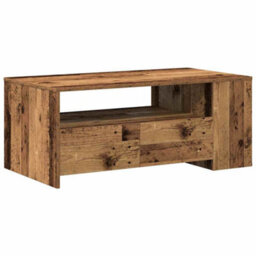 Berkfield Coffee Table Old Wood 102X55X43,5 Cm Engineered Wood - thumbnail 2