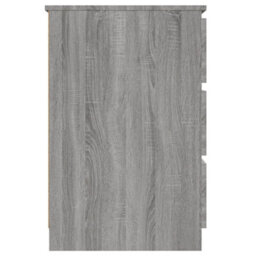 Berkfield Writing Desk Grey Sonoma 140X50X77 Cm Engineered Wood - thumbnail 4